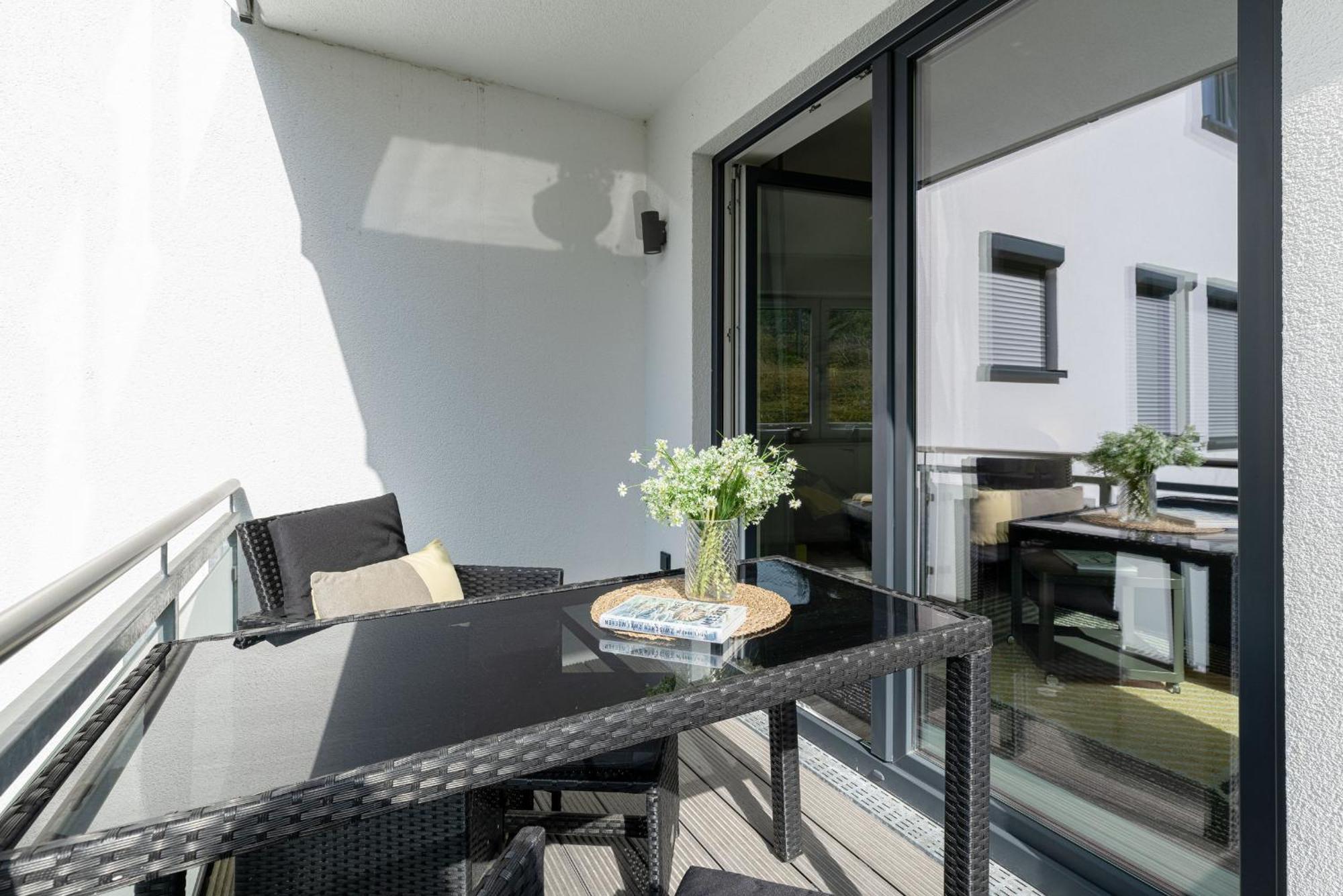 Ahoi Apartment Laboe Bagian luar foto
