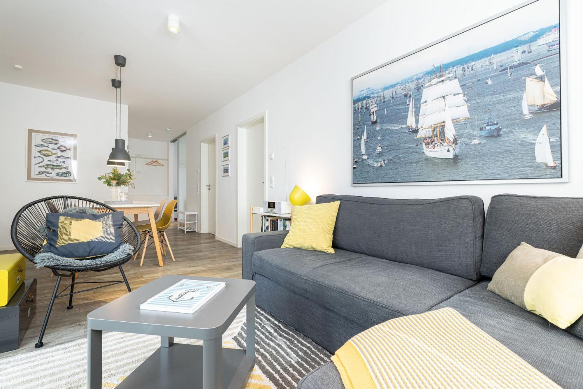 Ahoi Apartment Laboe Bagian luar foto