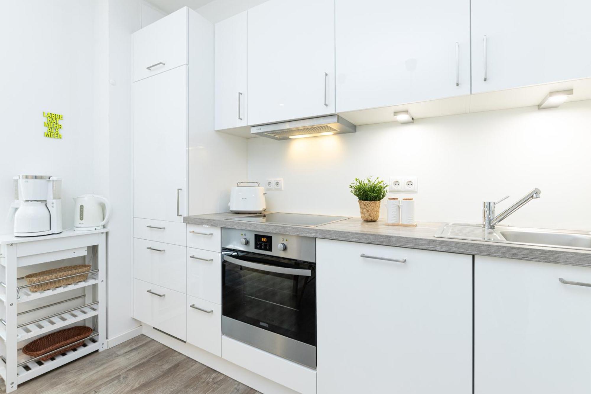 Ahoi Apartment Laboe Bagian luar foto