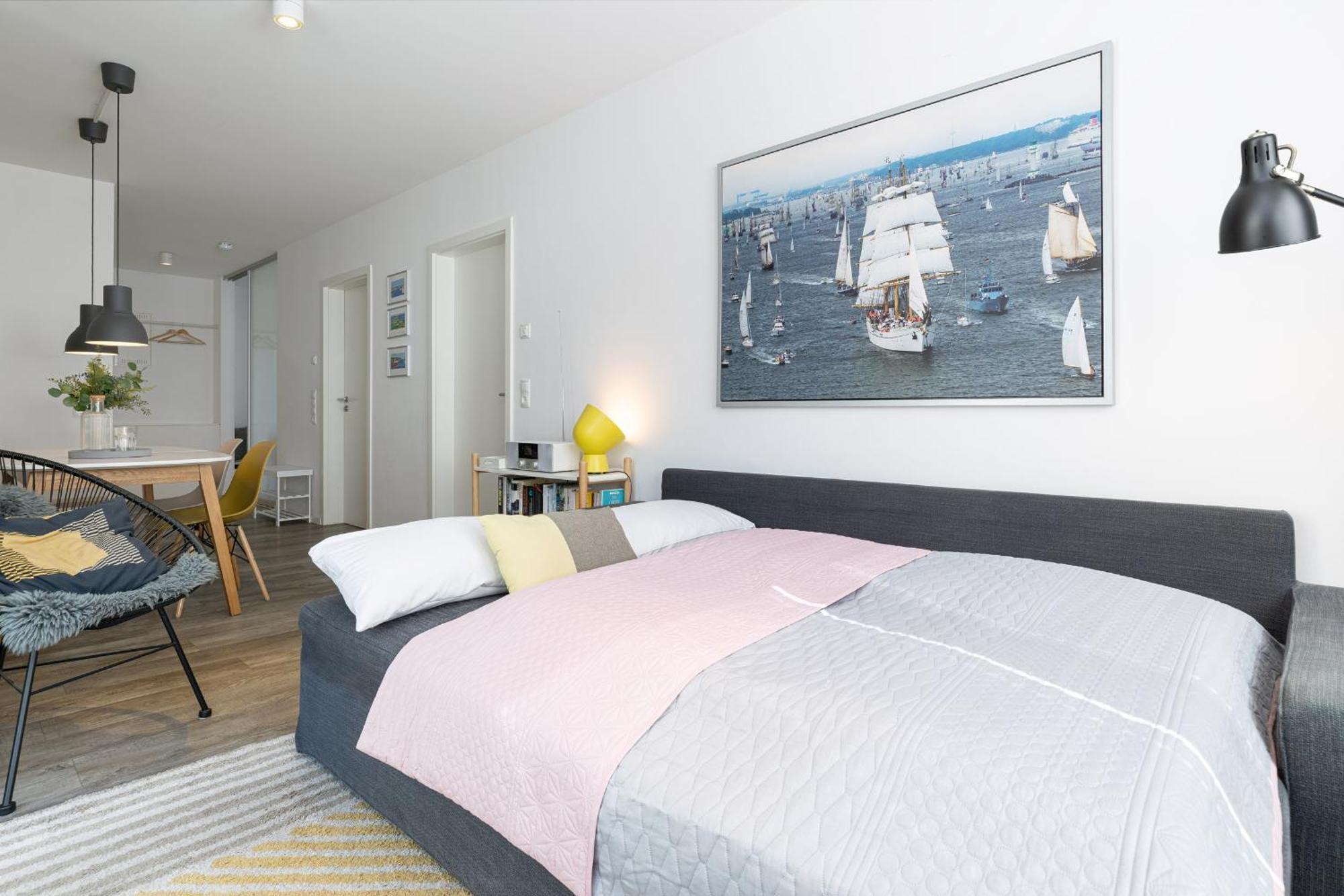 Ahoi Apartment Laboe Bagian luar foto