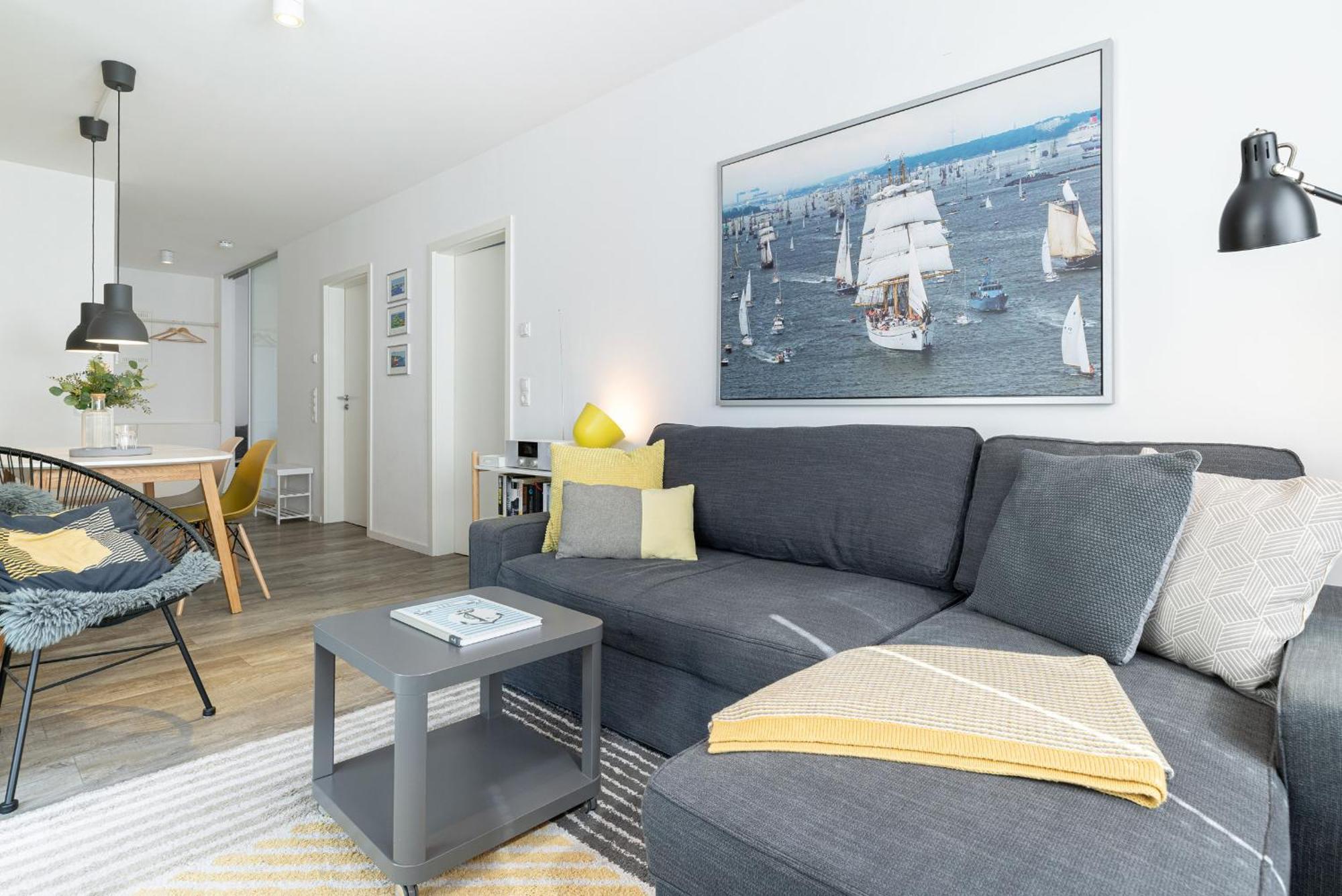 Ahoi Apartment Laboe Bagian luar foto